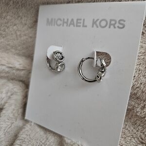 Michael Kors Silver Hoop Earrings